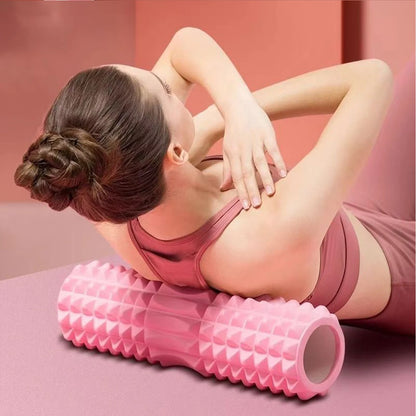 Ultimate 45Cm Yoga Foam Roller & Pilates Set - Enhance Your Fitness Routine with Muscle Massage Blocks & Yoga Bricks!