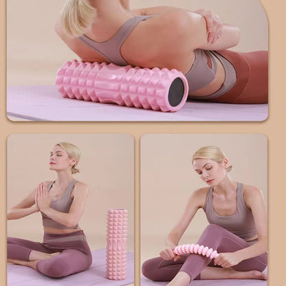 Ultimate 45Cm Yoga Foam Roller & Pilates Set - Enhance Your Fitness Routine with Muscle Massage Blocks & Yoga Bricks!