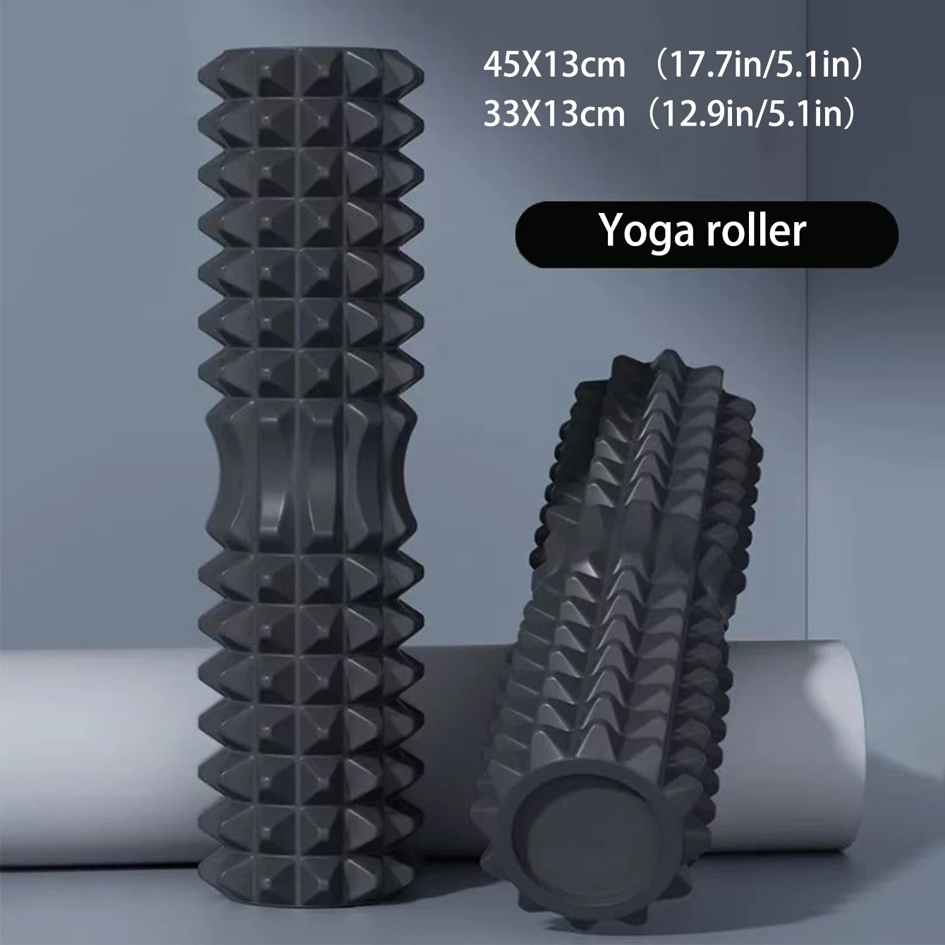 Ultimate 45Cm Yoga Foam Roller & Pilates Set - Enhance Your Fitness Routine with Muscle Massage Blocks & Yoga Bricks!